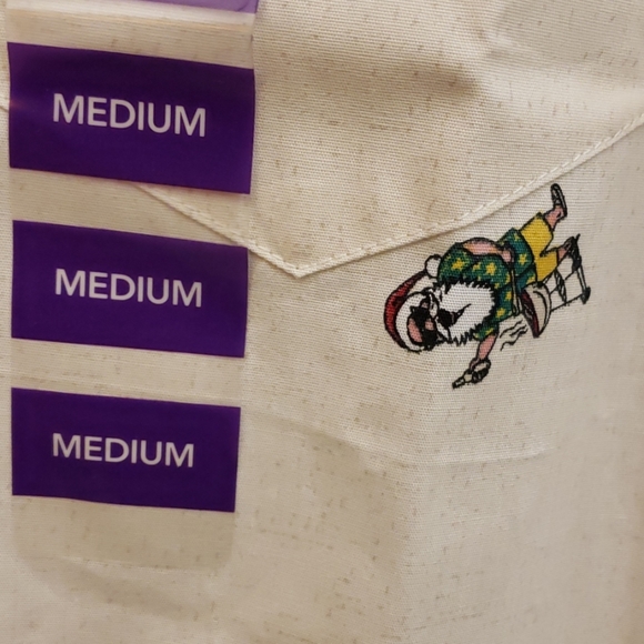 HAGGAR CLOTHING TAN SHIRT SIZE M - Picture 8 of 8